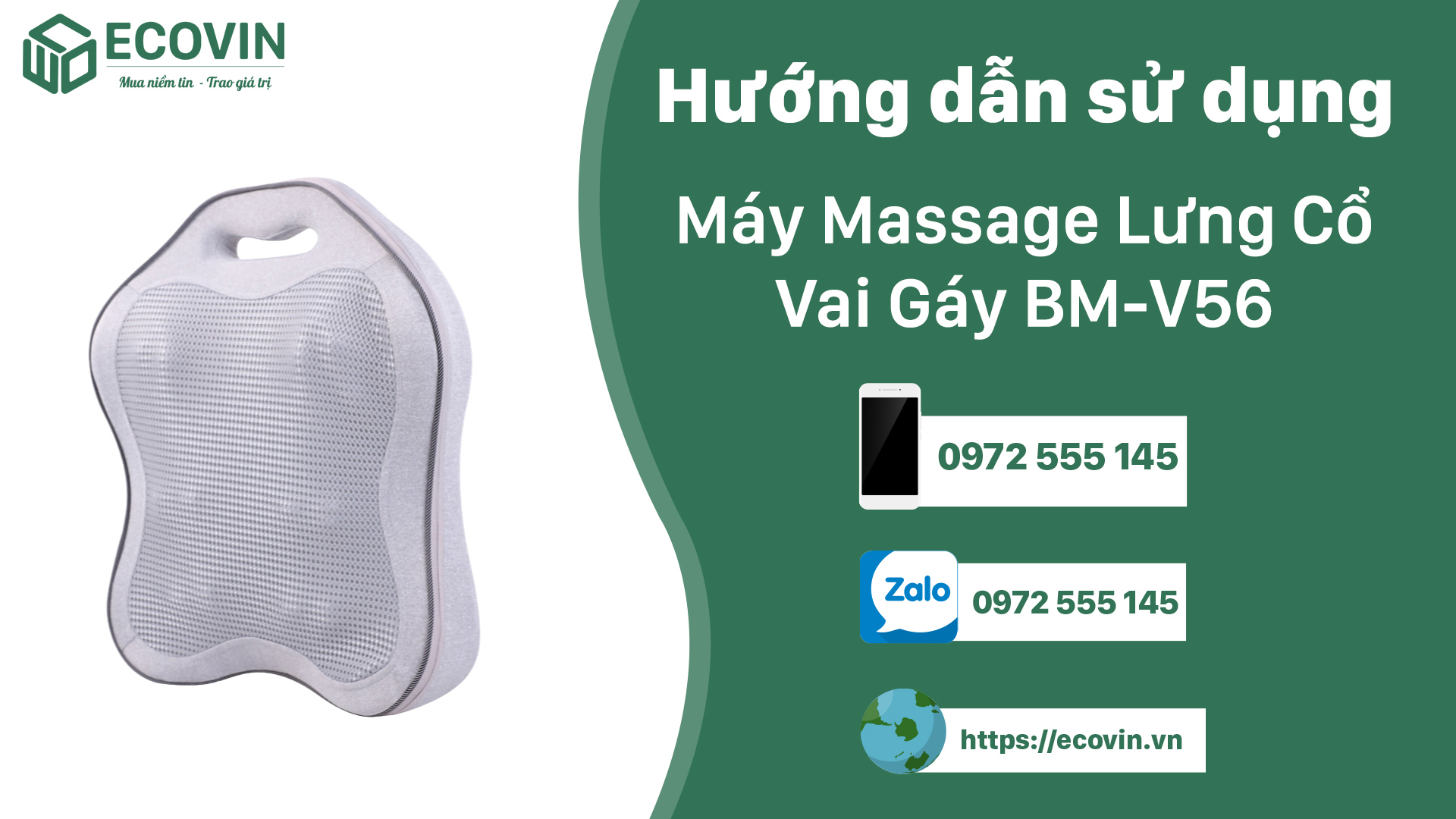Máy massage lưng cổ vai gáy BM-V56